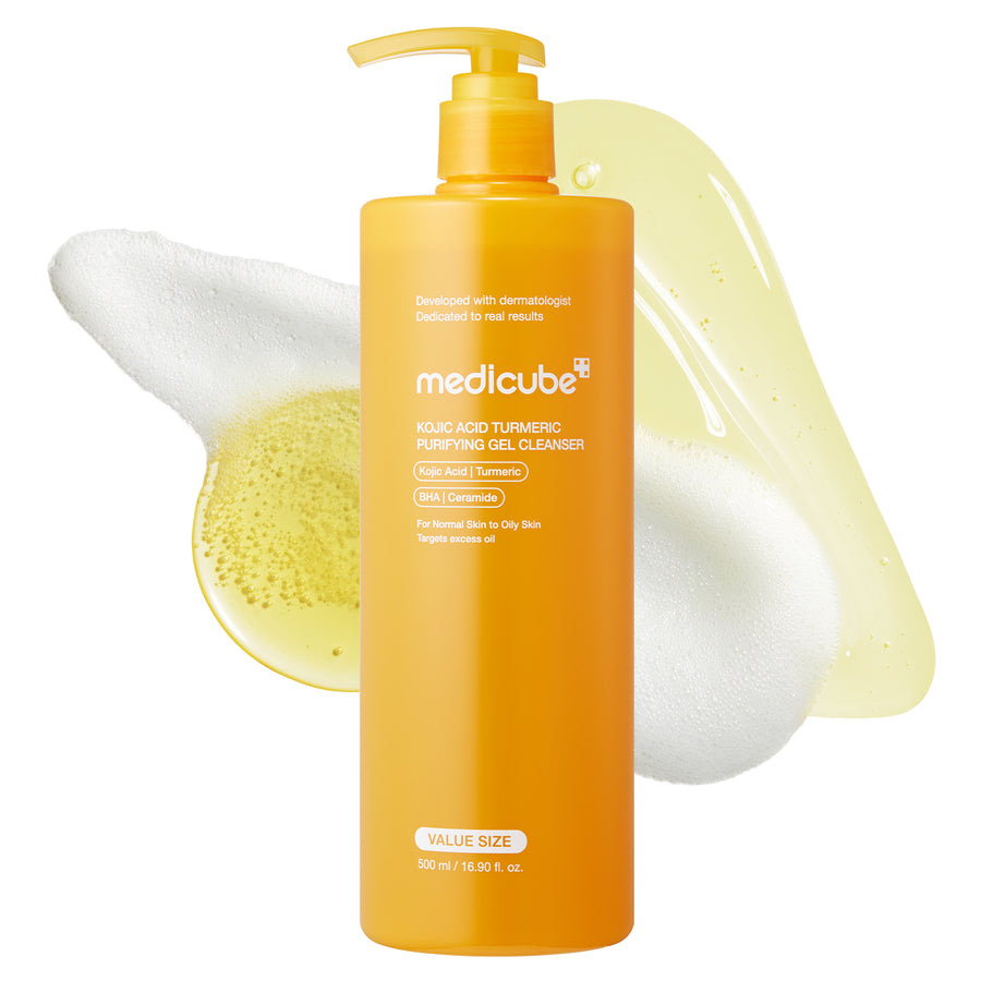 Medicube Kojic Acid Turmeric Purifying Gel Cleanser